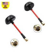 82mm 5.8GHz Circular Polarized SpiroNet FPV Antenna RP-SMA / SMA Antenna Cable x