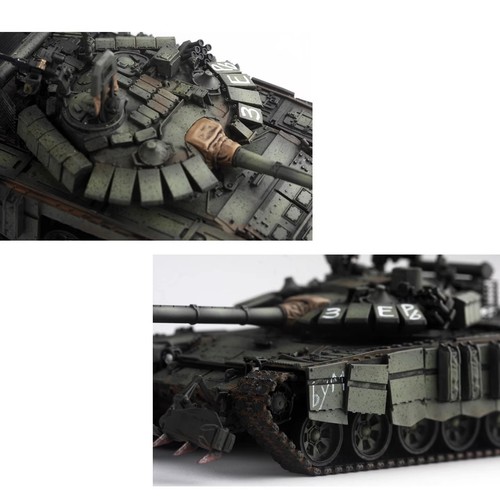 88MODEL 1/72 Russian T-72B3M T72 Tank Model Battlefield Modified Finished Model - Picture 23 of 24