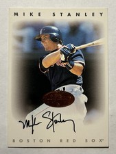 1996 Leaf Signature Series - Autographs Mike Stanley Bronze (AU)