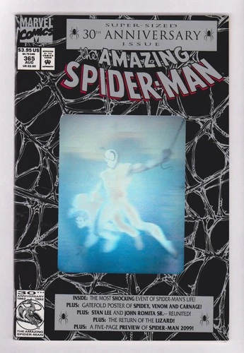 Amazing Spider-Man #365 (Marvel 1963 Series, $3.95 US -Aug 92)  NM 9.4