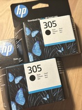 2x HP 305 Black Ink Cartridge - 3YM61AE