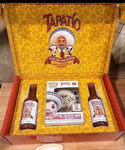 Fluffy Gabriel Iglesias Tapatio Man Signed Funko Pop & Hot Sauce LE 800