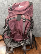 Gregory-3D Harness-Deva 60 Women's Backpack WS Internal Frame Hiking Maroon Gray