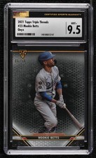 2021 Topps Triple Threads Onyx 6/50 Mookie Betts #23 CSG 9.5 Mint Plus 0e1b