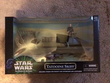 Star Wars Power Of The Force Tatooine Skiff w Jedi Luke Skywalker Action Figure