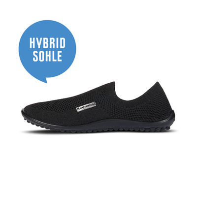 leguano SCIO HYBRIDSOHLE Barfußschuh schwarz Gr. 37 - 46 Stimulation belebend