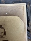 Antique CDV Child Photo Named Charlie Hatcher Cairo IL Tax Stamp Civil War Era — photo 7