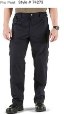 Black 5.11 Tactical Taclite Pro Utility Cargo Work Pants Uniform 36x32 Police