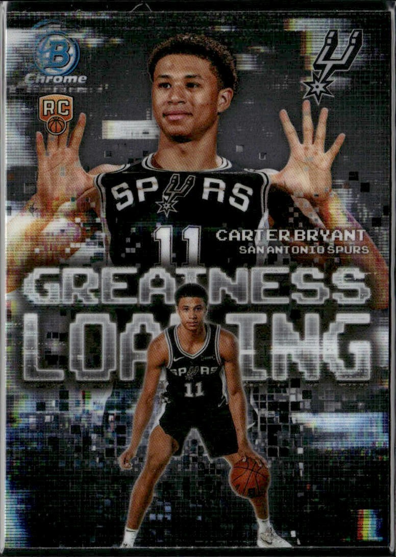 2025-26 Bowman #GL-14 Carter Bryant Greatness Loading