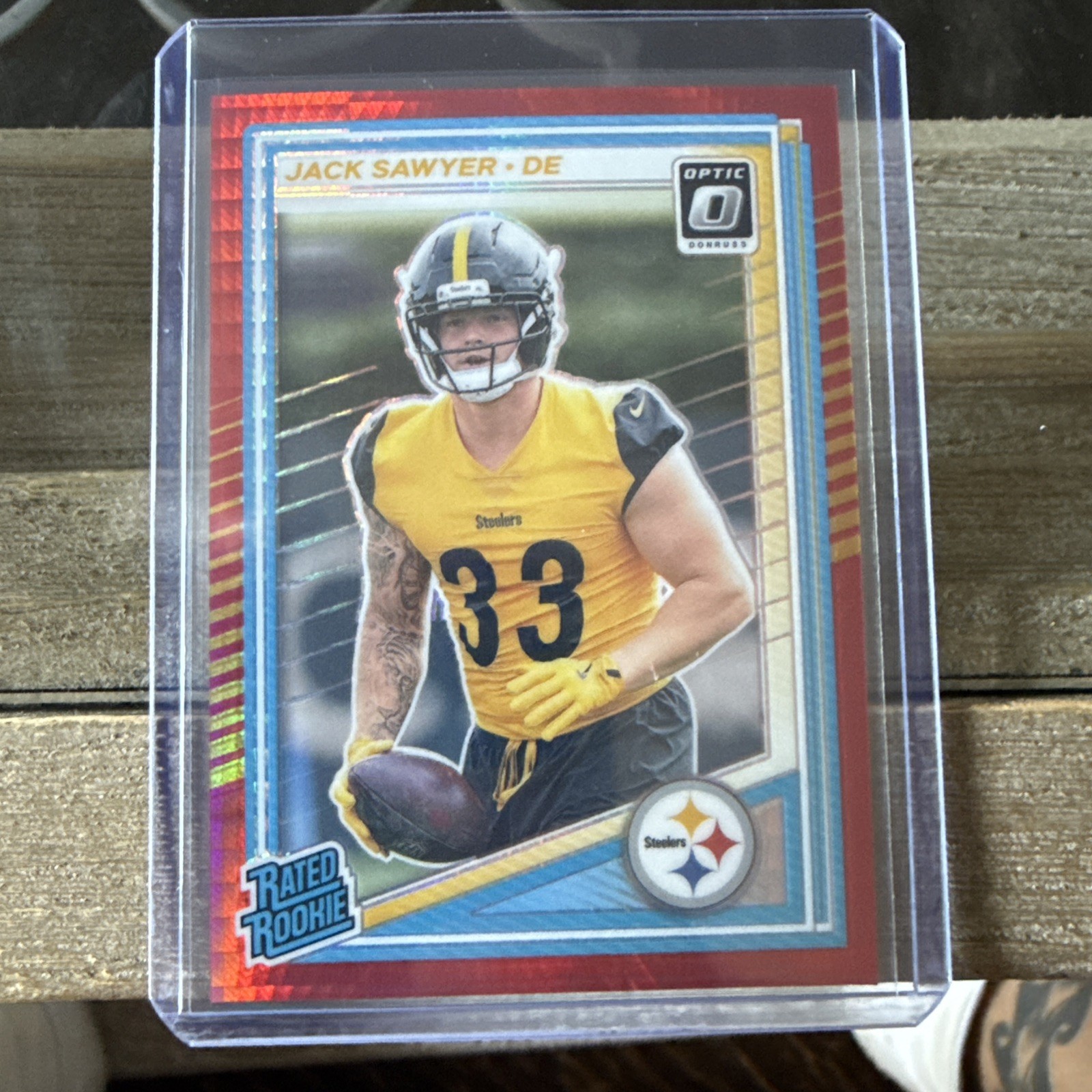 2025 Donruss Optic - Jack Sawyer #220 Red Hyper Prizm