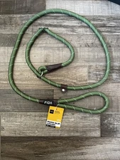 NEW FIDA Rope Slip Dog Leash Durable Reflective 1/2" 6ft - Green
