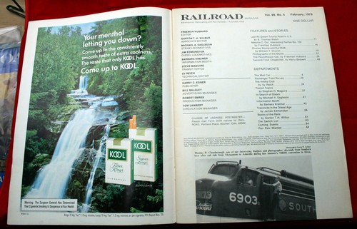CHOICE RAILROAD Magazine 1973-1976 fiction rosters photos art bios business - Foto 25 di 37