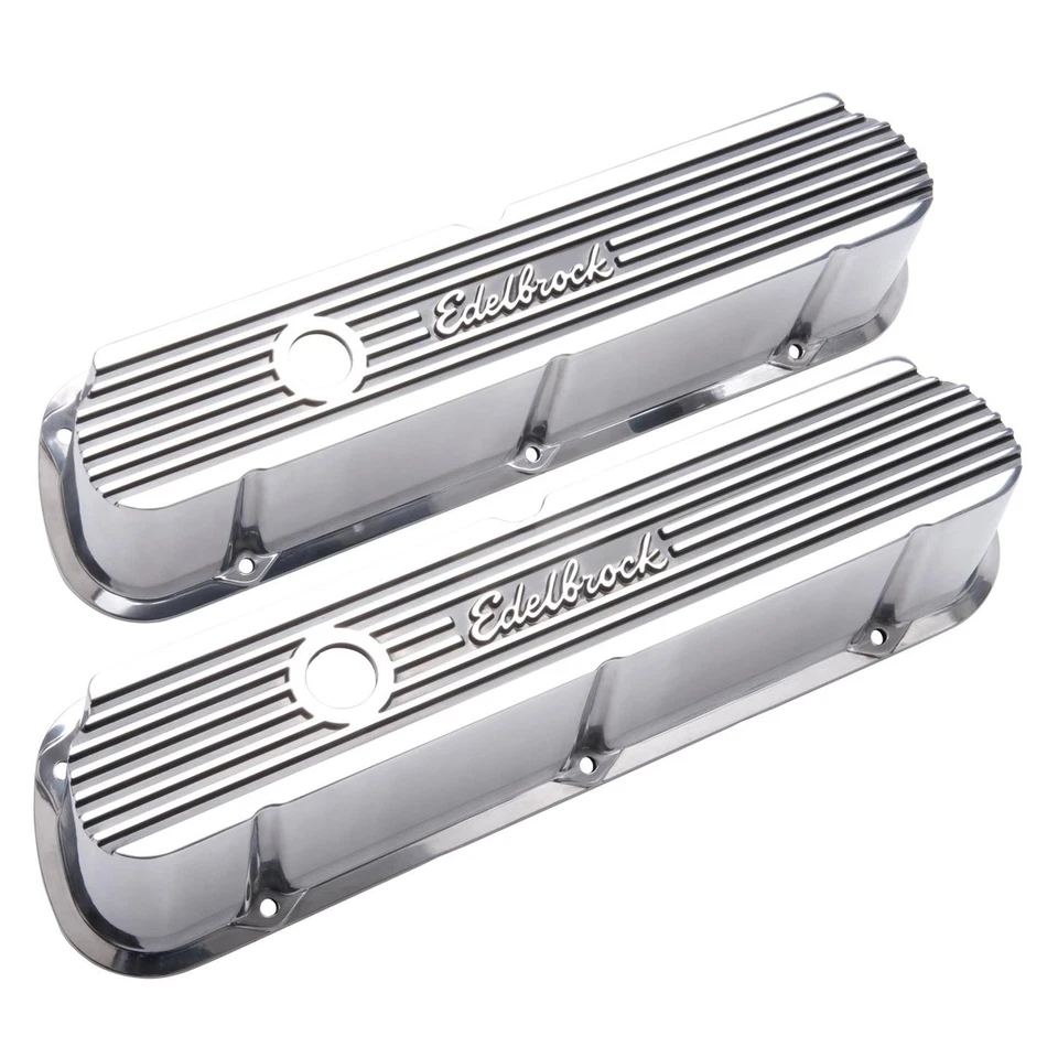Edelbrock 4264 Elite Series Valve Cover Set, Fits Ford 289,302,351W - Image 2 of 4