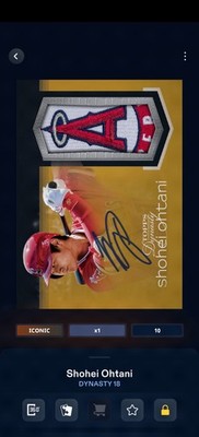 *DIGITAL* Topps Bunt 2018 Dynasty Shohei Ohtani RC /10 *Read Description*