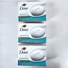 Dove Beauty Bar Soap for Sensitive Skin 3.75 oz Each Lot of 3 11.25 oz Total NEW