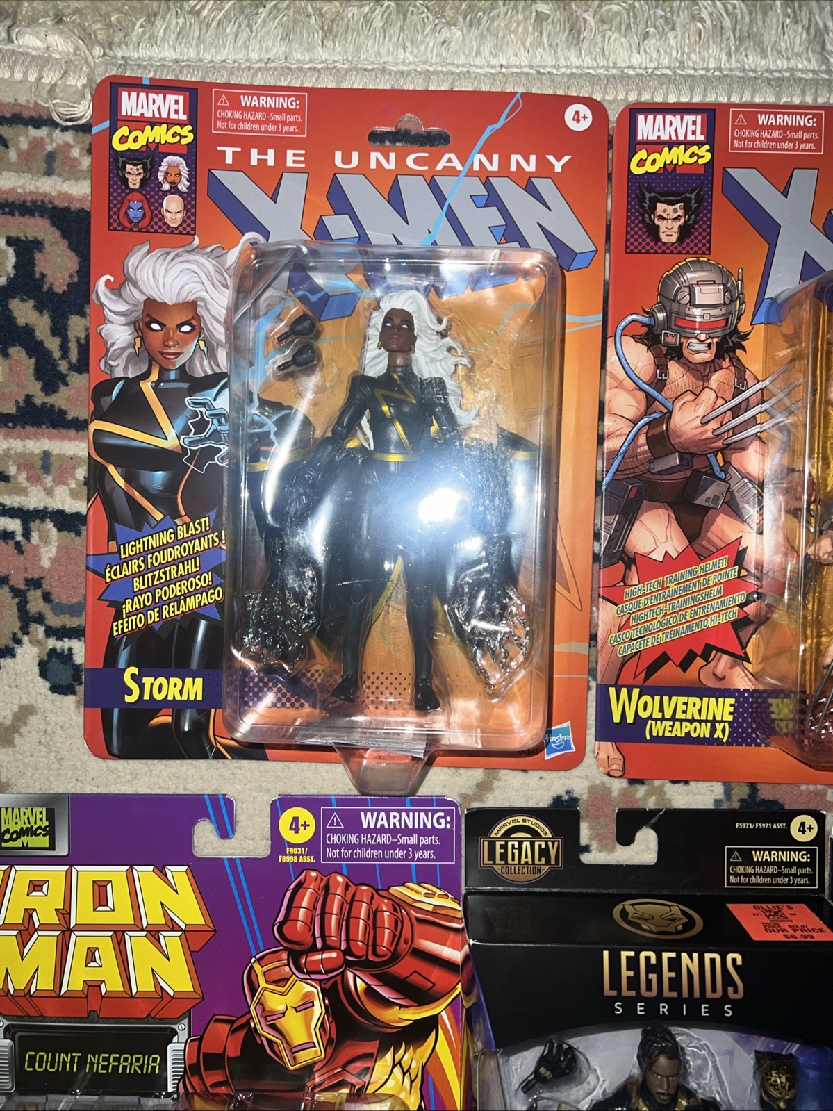 Marvel Legends Figure Lot Retro Weapon X Miles Morales Storm Outback Target thumbnail 2