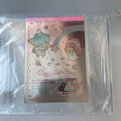 Sanrio Kiki Lala Little Twin Stars Memo Block Pop Up Karten Set 80 Blatt