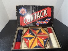Vintage Contack Game Parker Brothers Inc. Made In USA Copyright 1939
