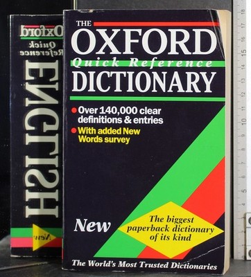 THE OXFORD QUICK REFERENCE DICTIONARY. AA.VV. OXFORD UNIVERSITY.