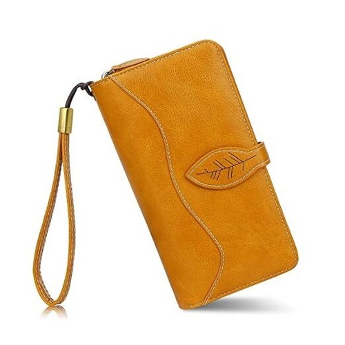 Womens Wallets Large Capacity, Multi Card Slots Clutch Long Wallet for Women