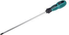  2 Phillips Screwdriver 10 Inch Round Shaft Non Slip Comfortable Handle