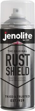 JENOLITE Rust Shield Clear Lacquer Spray 400ml Rust Prevention for Metal Surface