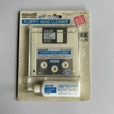 maxell floppy head cleaner MF-CW(A) with cleaning liquid
