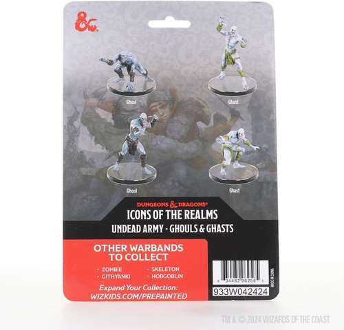 D&D ICONS OF THE REALMS UNDEAD ARMIES - GHOULS & GHASTS MINIATURE - Picture 3 of 6