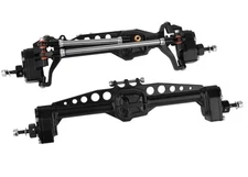 Pothyes CNC Metal Front Rear Portal Axles for 1/10 RC Car SCX10 III