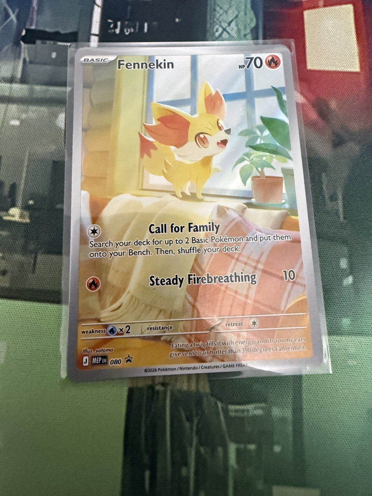 Pokemon - Fennekin - Holofoil [MEP - 080 Near Mint]