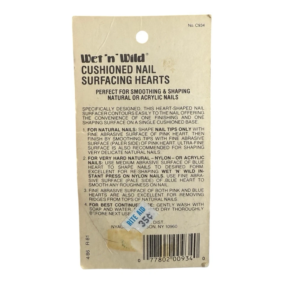 80-е 90-е ретро неоновые красочные влажные и калифорнийские пилочки для ногтей и буферы - Изображение 3 из 4