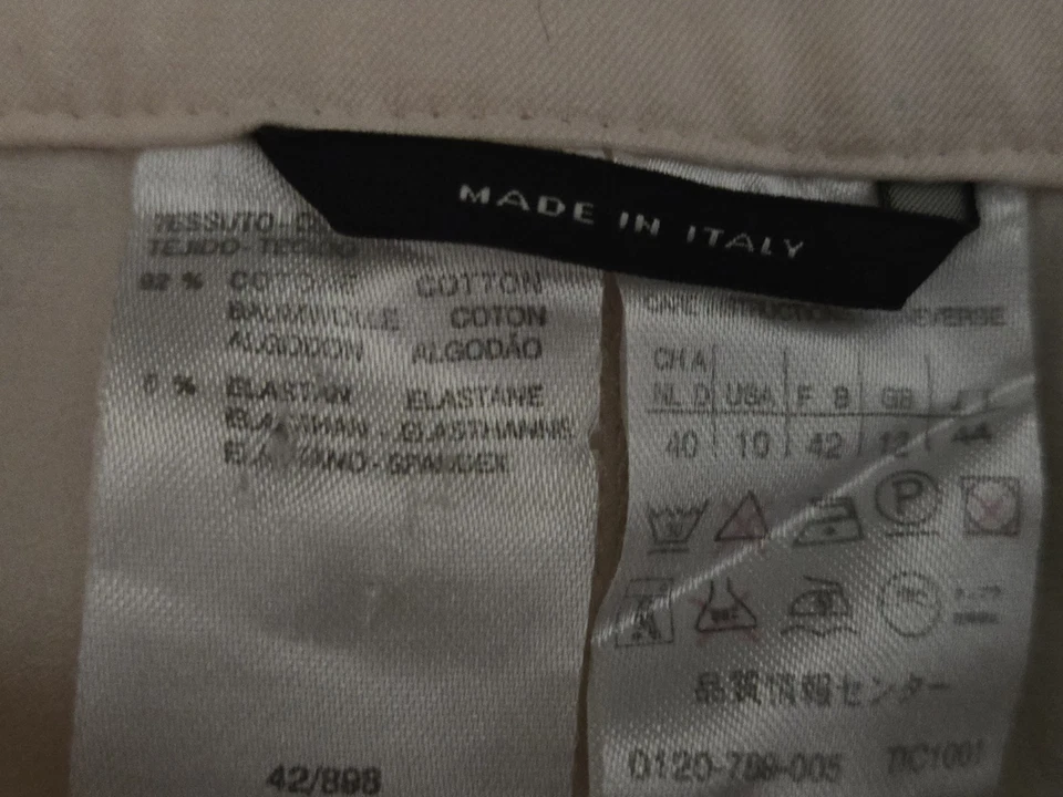 Max Mara Weekend 弹力粉色直筒裤 10 码意大利制造 — 第 3/4 张图片