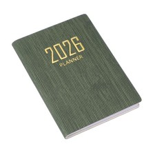 Daily Planner Notebook, 4.2 x 3.1" 2026 to Do List Notebook, Dark Green