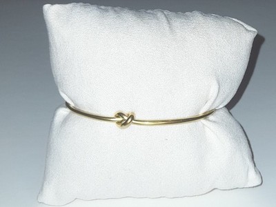 Armband Titan Stahl geknotet in goldfarben