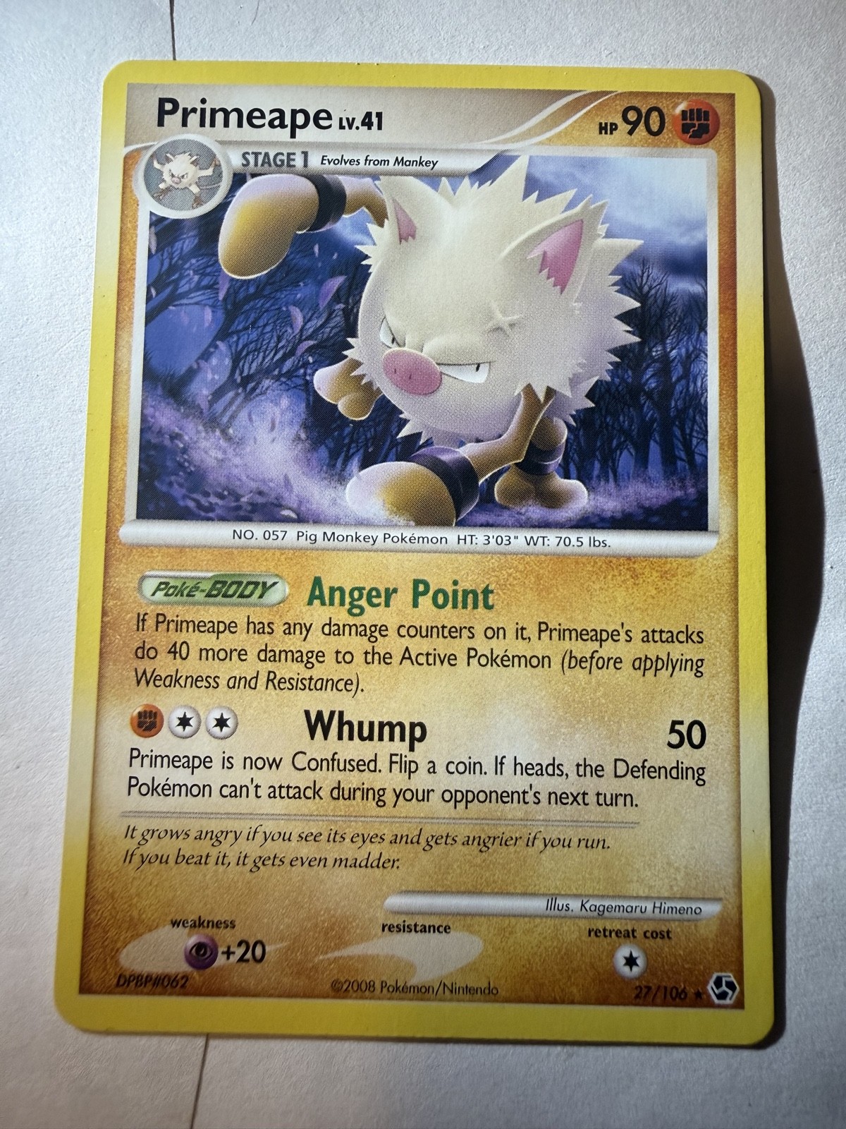Primeape 27/106 Great Encounters Regular LP