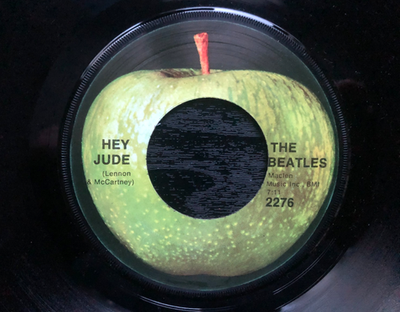 Beatles HEY JUDE / REVOLUTION 1968 Apple 1st Los Angeles NM 45