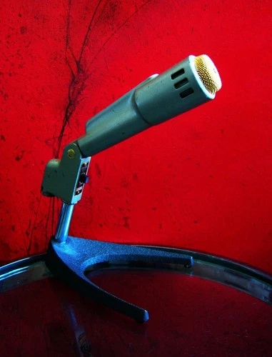 Vintage 1950's Executone EXCC / Electro Voice 664 dynamic microphone w stand