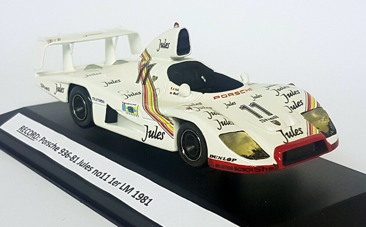 Record 1/43 Built Kit - Porsche 936-81 Jules #11 Le Mans 1981 Resin Model