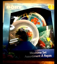 [ZAK DESIGNS]  Finding Dory 3-piece Kids Dinnerware Set - New