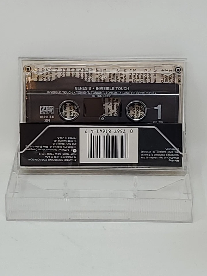 Invisible Touch by Genesis (cassette tape 1986) - Image 3 of 3