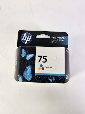 HP 75 Tri-Color Ink Cartridge CB337WN Genuine New Exp 2011 882780957329 ...