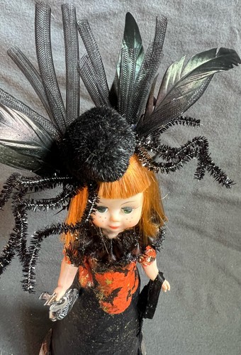 #187 Halloween Doll Assemblage REMEDIES SELLER Decor REPURPOSED - Picture 5 of 9