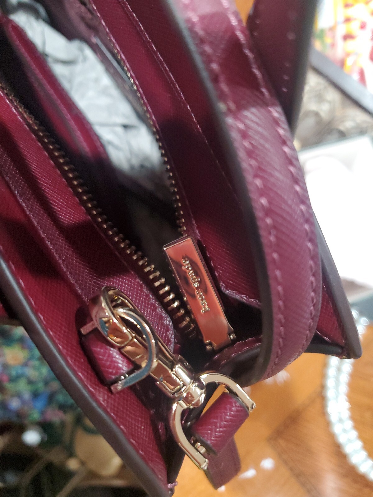 Kate Spade Tinsel Frosted Floral Satchel Crossbody Bag/ Wallet option