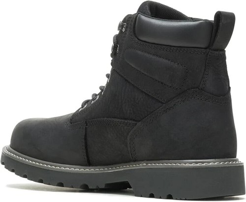 WOLVERINE Men's Floorhand Waterproof Steeltoe 6" Work Boot W10694 Black New - Picture 3 of 6