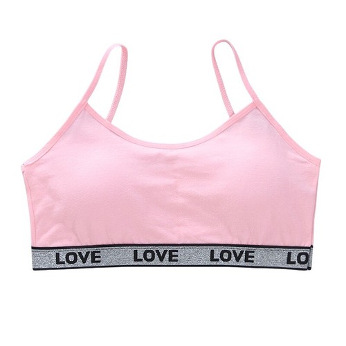 4 Pack Girls Cotton Crop Bra Tops Mixed Colours Back School Puberty Teenage - Picture 13 of 13