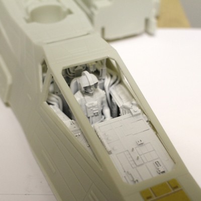 Cockpit for 1/18 Scale Star Wars Hasbro Hero / Rebels X-Wing with Pilot