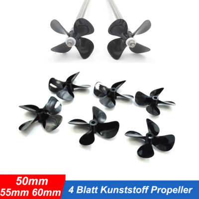 10 Stück 60 Mm 4-Blatt-Propeller Aus Kunststoff, Drehbar, Bootspropeller, Zubehör Mit 2 Mm Loch, Grün, Sorgt Für Eine Lange Haltbarkeit Und Einfache Propeller Mit Set (GREEN