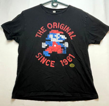 Nintendo Super Mario the Original since 1981 shirt mens large short sleeve black