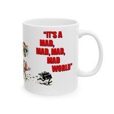 It's a Mad, Mad, Mad, Mad World Ceramic Mug, Coffee Cup, 11oz, Classic Movie Mug