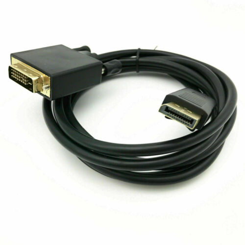 6 Feet Gold Plated DisplayPort DP to DVI-D Male Dual Link Cable Adapter 1080p - Picture 6 of 9